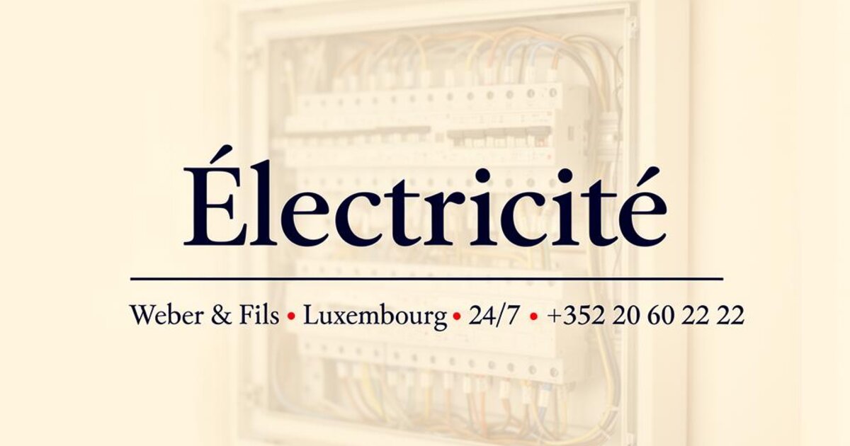 Électricien Dippach — Weber & Fils